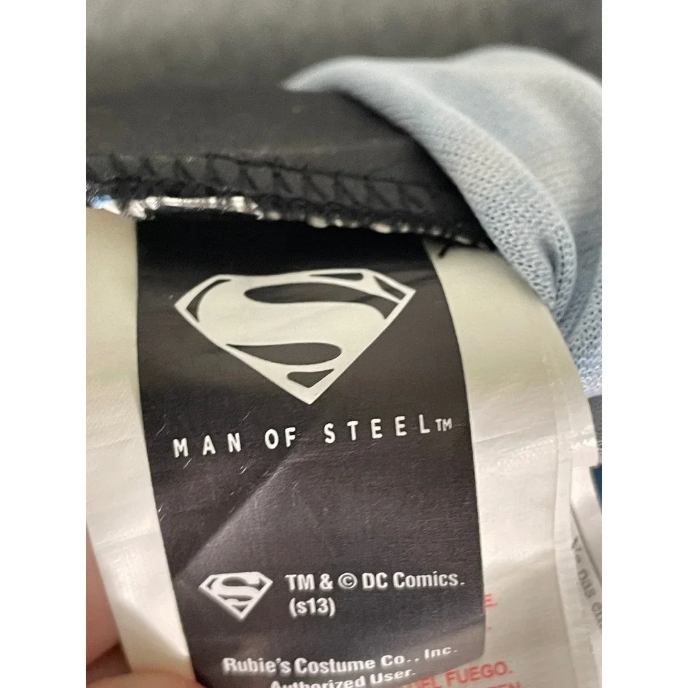 Rubies Superman Man‎ of Steel Jumpsuit Costume Kids Small DC Comics
